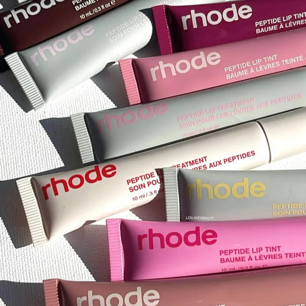 Rhod Lip Balm Moisturizing Mirror Long Lasting Lip Gloss Ribbon Espresso Raspberry Toast Plump No-stick Lip Oil Makeup Cosmetic annizon.com