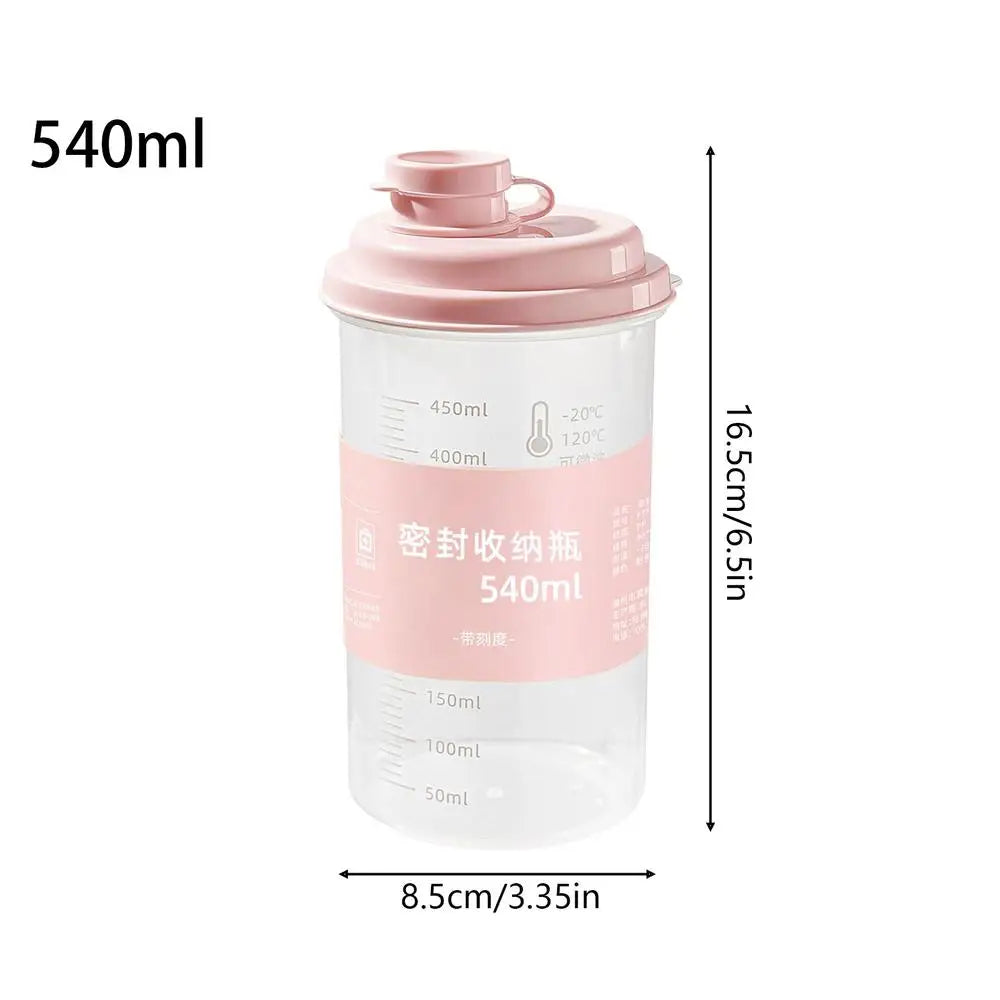 540ml Water Bottle Transparent Portable Leak-proof For Drink Plastic Sports outdoor Water Bottles Drinkware Large Capacity