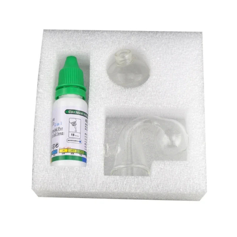new 15ml Aquarium CO2 Solution Monitor Fluid Glass Carbon Dioxide Checker