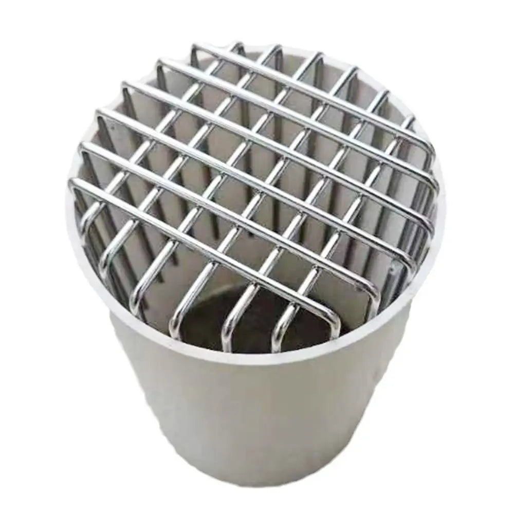 Round Roof Floor Drain Anti-blocking Stainless Steel Balcony Drainage Cover Large Displacement Rooftop Rain Pipe Cap annizon.com