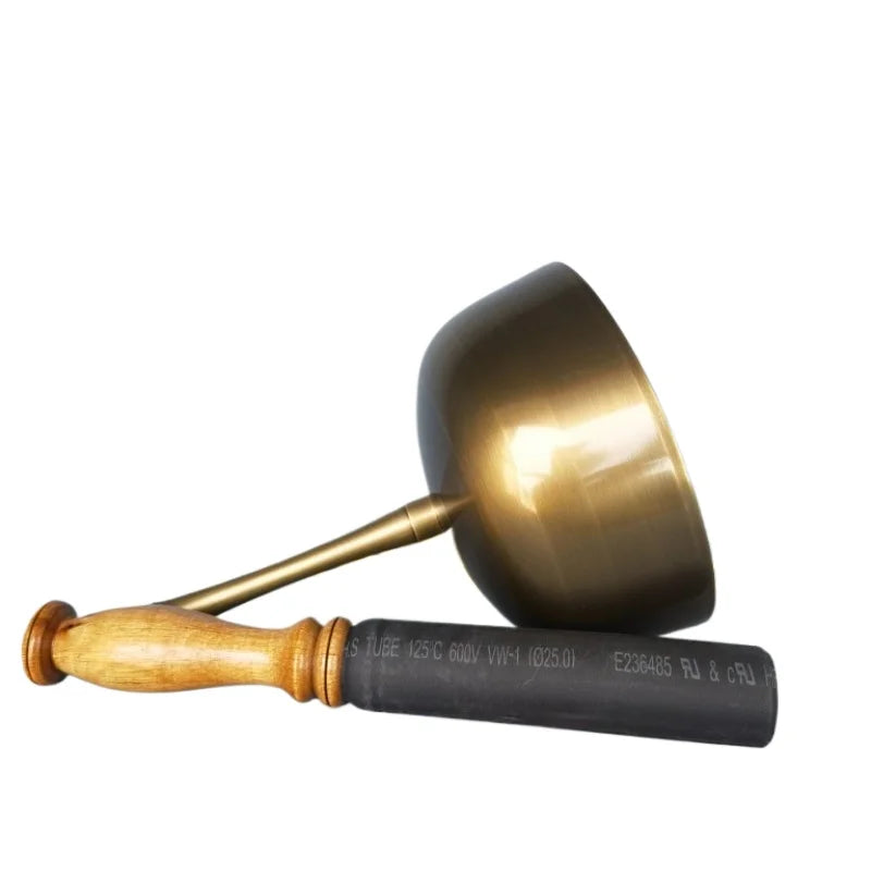 Copper Singing Bowl Yoga Meditation Sound Bowl Chakras Healing Handheld Singing Bowls 13cm Therapy Percussion Instruments