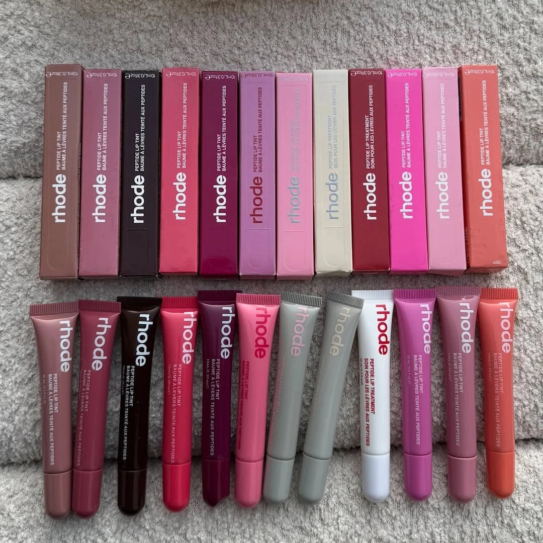 Rhod Lip Balm Moisturizing Mirror Long Lasting Lip Gloss Ribbon Espresso Raspberry Toast Plump No-stick Lip Oil Makeup Cosmetic annizon.com