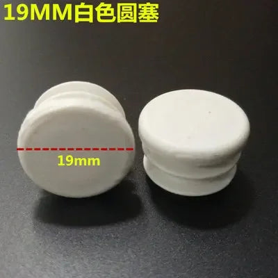 10pcs White square plastic pipe plug round cap tube end inner plug Furniture Leg Blanking hole dust cover Feet Protector  ﻿ annizon.com