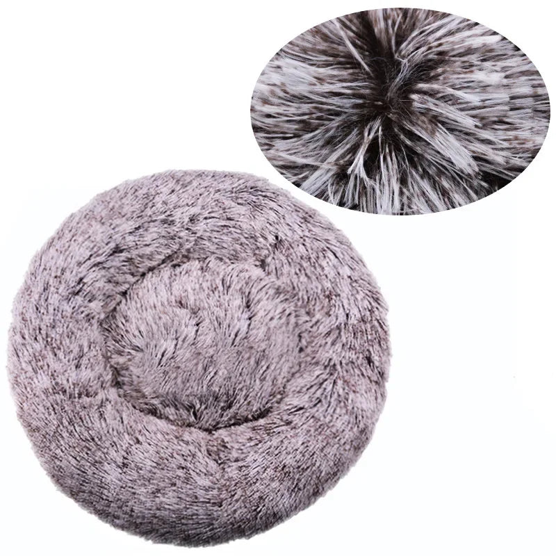 40-90cm 6 Sizes Round Pet Bed for Large Dog Bed Super Soft Cat Bed Plush Dog House for Medium Dog House Winter Warm Sleeping annizon.com