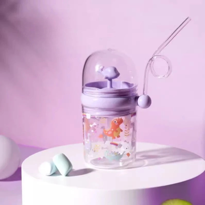 Water Bottles Children Whale Squirting Cup