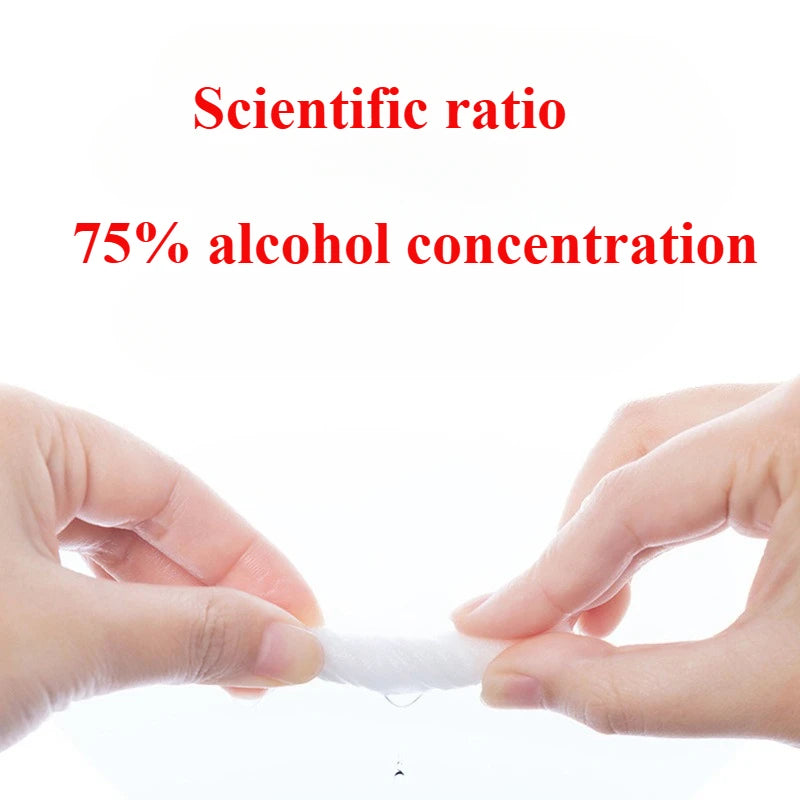 75% alcohol disinfection cotton paper, disposable disinfection mobile phone screen glasses cleaning ear holes disinfection alcoh