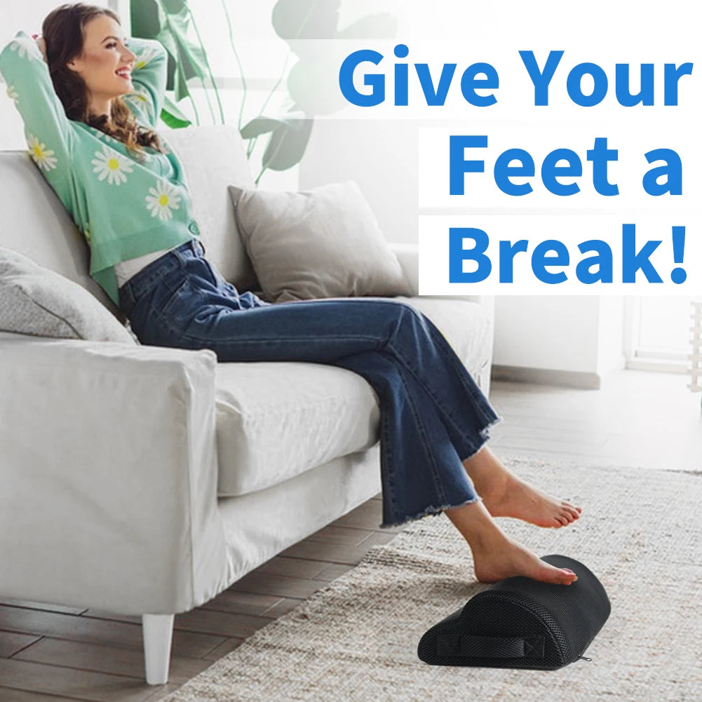 Memory Foam Office Foot Stool & Under Desk Footrest Leg Elevation Pillow for Gaming & Home Office annizon.com