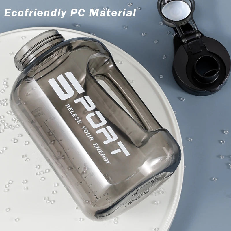 2L Sports Water Bottle with Straw - BPA Free