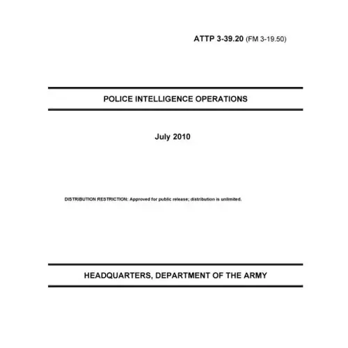 Police Intelligence Operations