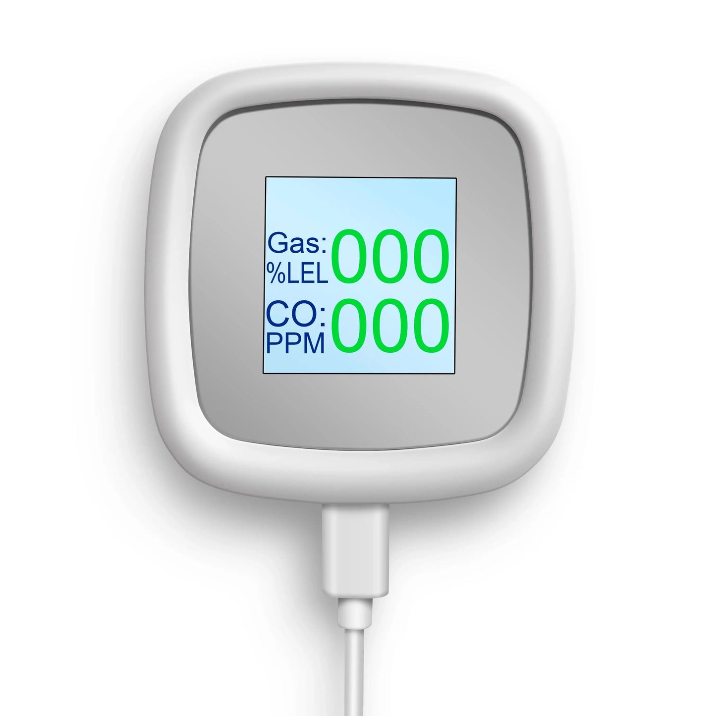 C2 Gas Alarm  CO detector  combustible gas leakage Digital Gas Leak  Smoke Alarm Intelligent Remote Monitoring Gas Detector