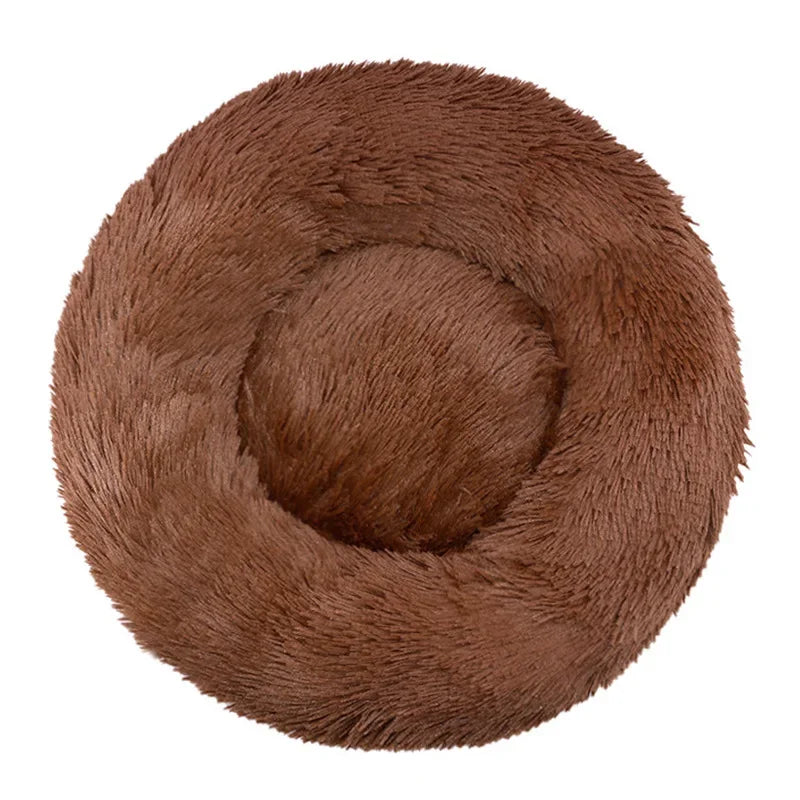 40-90cm 6 Sizes Round Pet Bed for Large Dog Bed Super Soft Cat Bed Plush Dog House for Medium Dog House Winter Warm Sleeping annizon.com