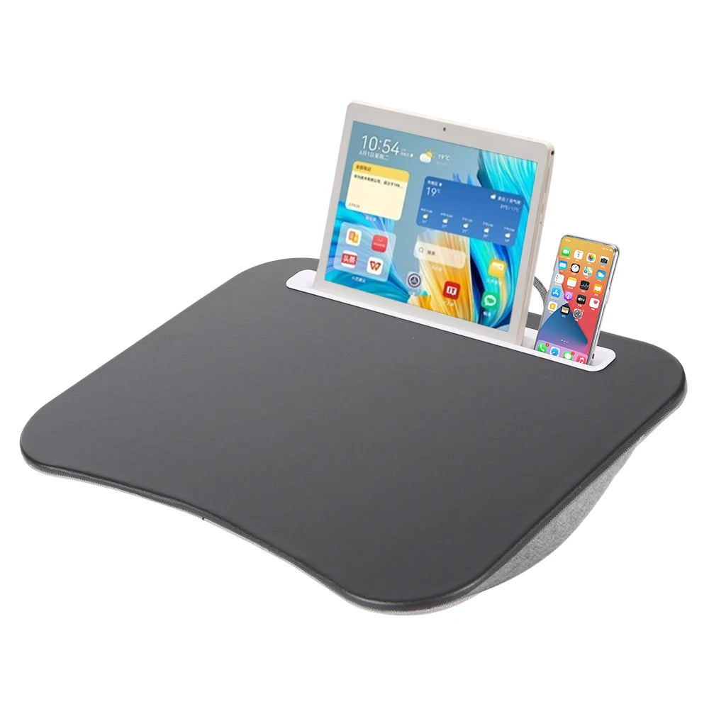 MUMUCC Multifunctional Laptop Desk With Cushion and Filled with Foam Particles, Small Pillow Table, Hard Mouse Pad Large annizon.com