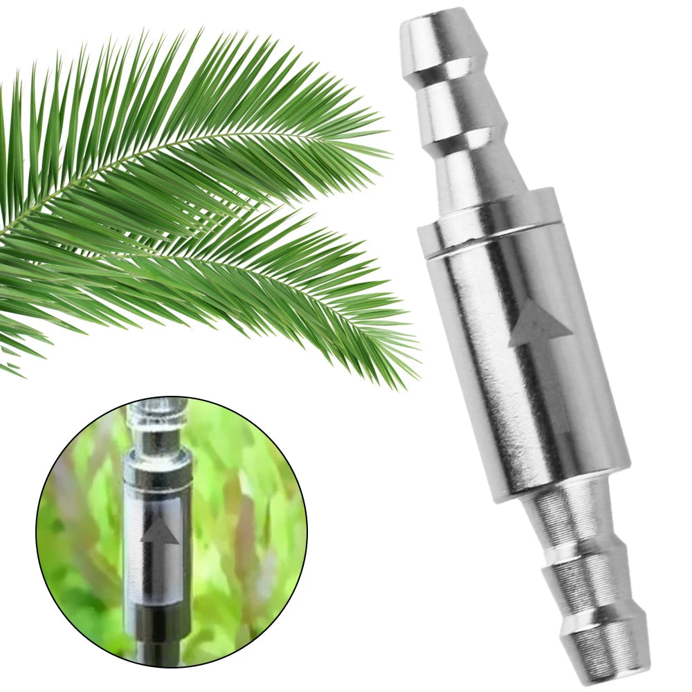 Dioxide Cylinder Stainless Steel Check Valve Non Return Water 4mm Aquarium Water Valve For CO2 equipment To CO2 System Diffuser