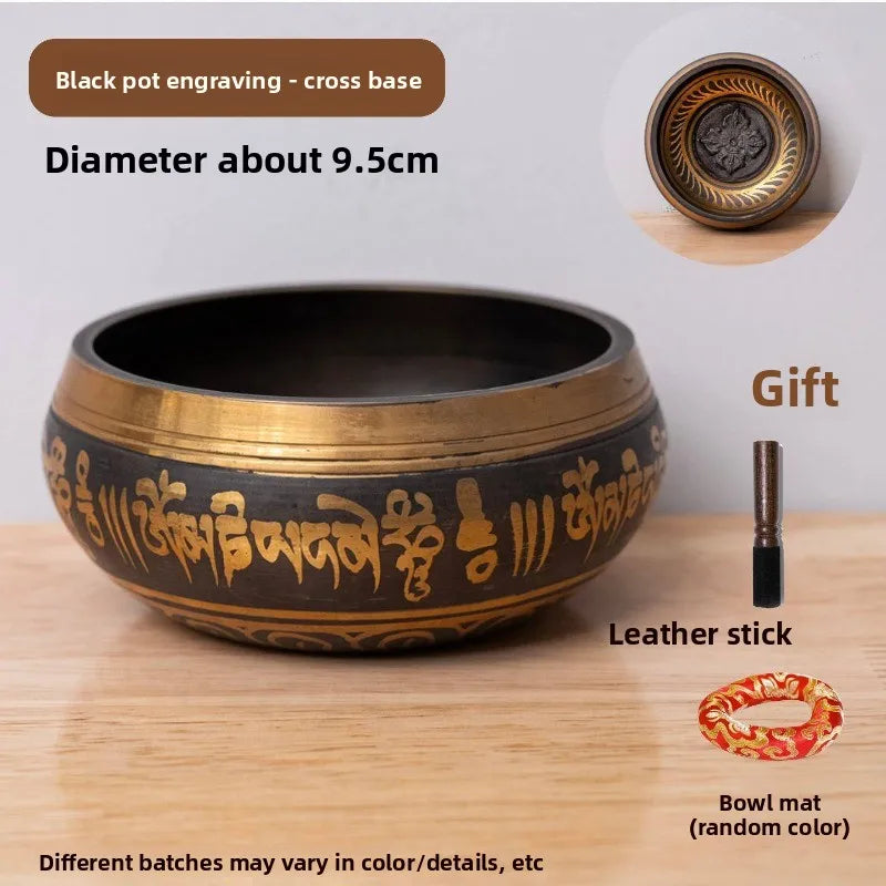 Nepal Singing Bowl Sound Healing Meditation Singing Bowls Spiritual Relaxation Bowls Energy Percussion Musical Instruments