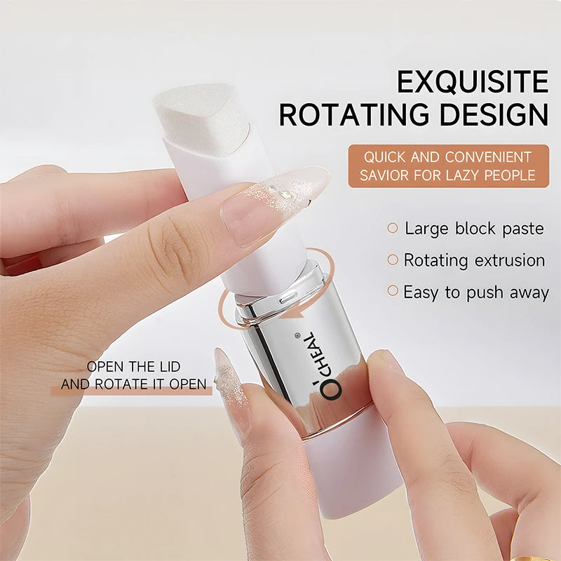O'CHEAL Temperature Changing Foundation Stick Facial Coverage Blemishes Pores Double-Headed Face Matte Makeup Foundation Cream annizon.com