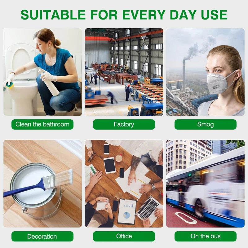 POWECOM KN95 Masks Activated Carbon kn95mask with Valve 1866V Mask Safety Face Mouth Mask tapabocas Adult Masks