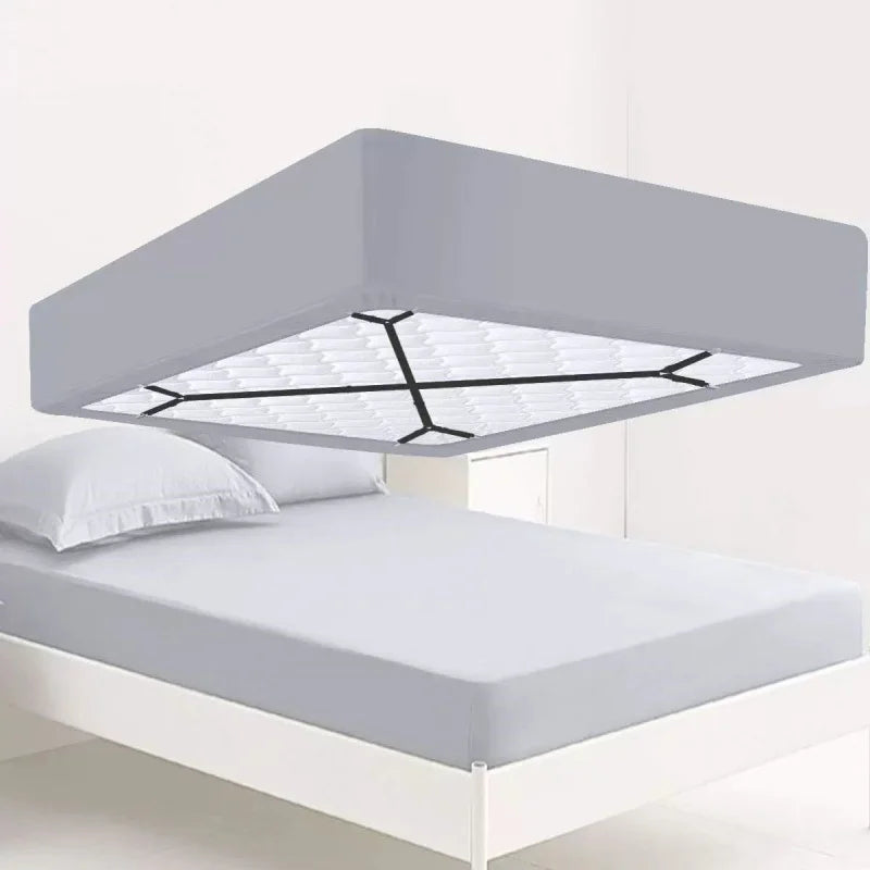 Universal Bed Sheet Fixed Holder High Elastic Adjustable Crisscross Fastener Straps Kits Non-Slip Sofa Cover Clips annizon.com