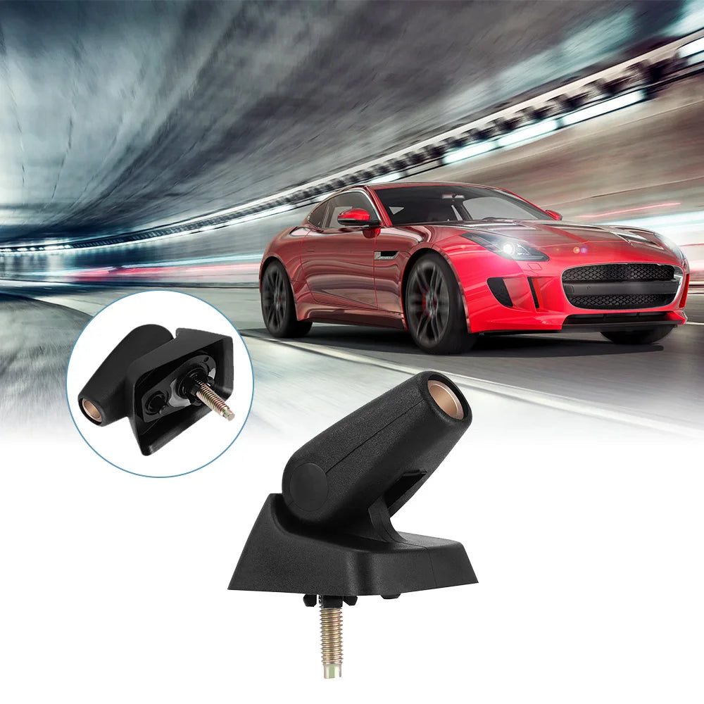 Car Roof Aerial Antenna Base Waterproof Single Amplified Pedestal Wide Coverage Practical Mount Holder Accessories annizon.com