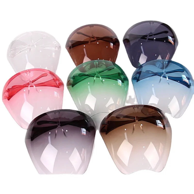 Full Face Type High Definition Transparent Anti-fog Anti-splash Protective Mask Space Mask Anti-spit High Transparency Goggles