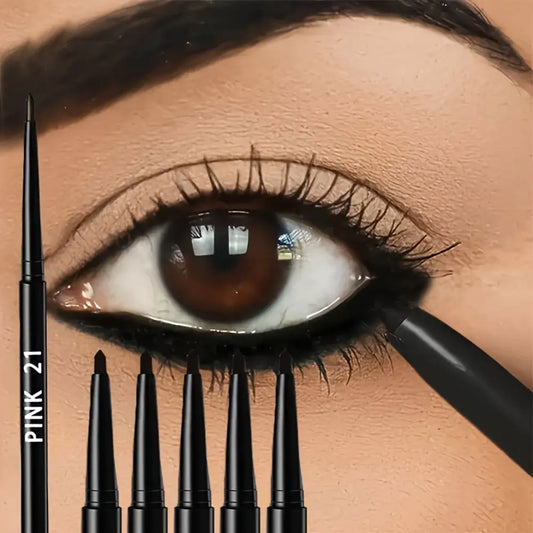 5-Pack Waterproof & Sweat-Proof Black Eyeliner Pencil -Long-Lasting, Smudge-ProofFor Bold Eye Makeup, EasyGlide Formula for Perf annizon.com