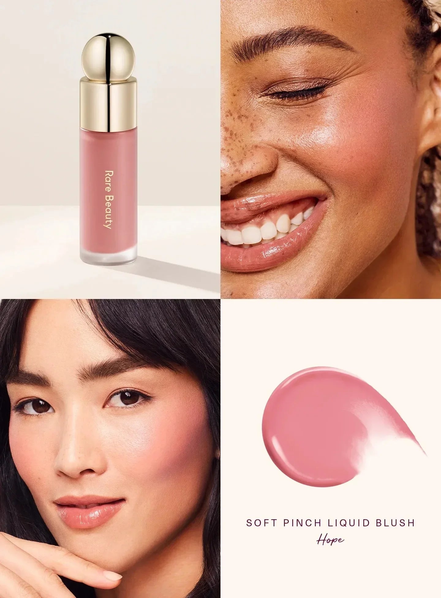 Rare Beauty Soft Pinch Liquid Blush Silky and Glide On Smooth Long Lasting Plump Pinch-perfect Flush Seamless Matte Dewy Makeup annizon.com
