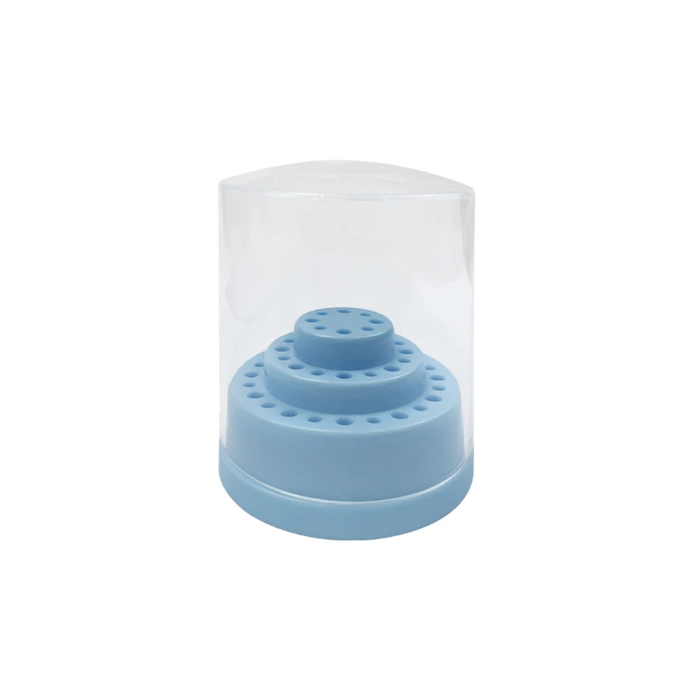 48 Holes Dental Disinfection Box Bur Drill Diamond Placement Box Burs Block Sterilization Case Holder Dentistry Lab Instruments