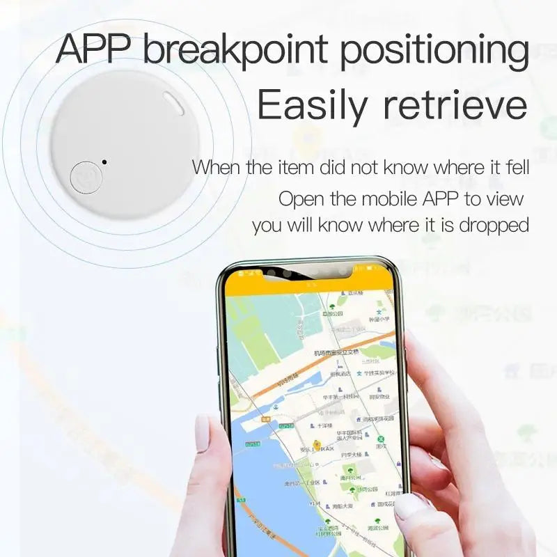 Mini GPS Locator AntiLost Alarm Wallet Keychain Smart Tag Bluetooth-Compatible Tracer Keychain Dog Pet Child Tracker Key Finder annizon.com