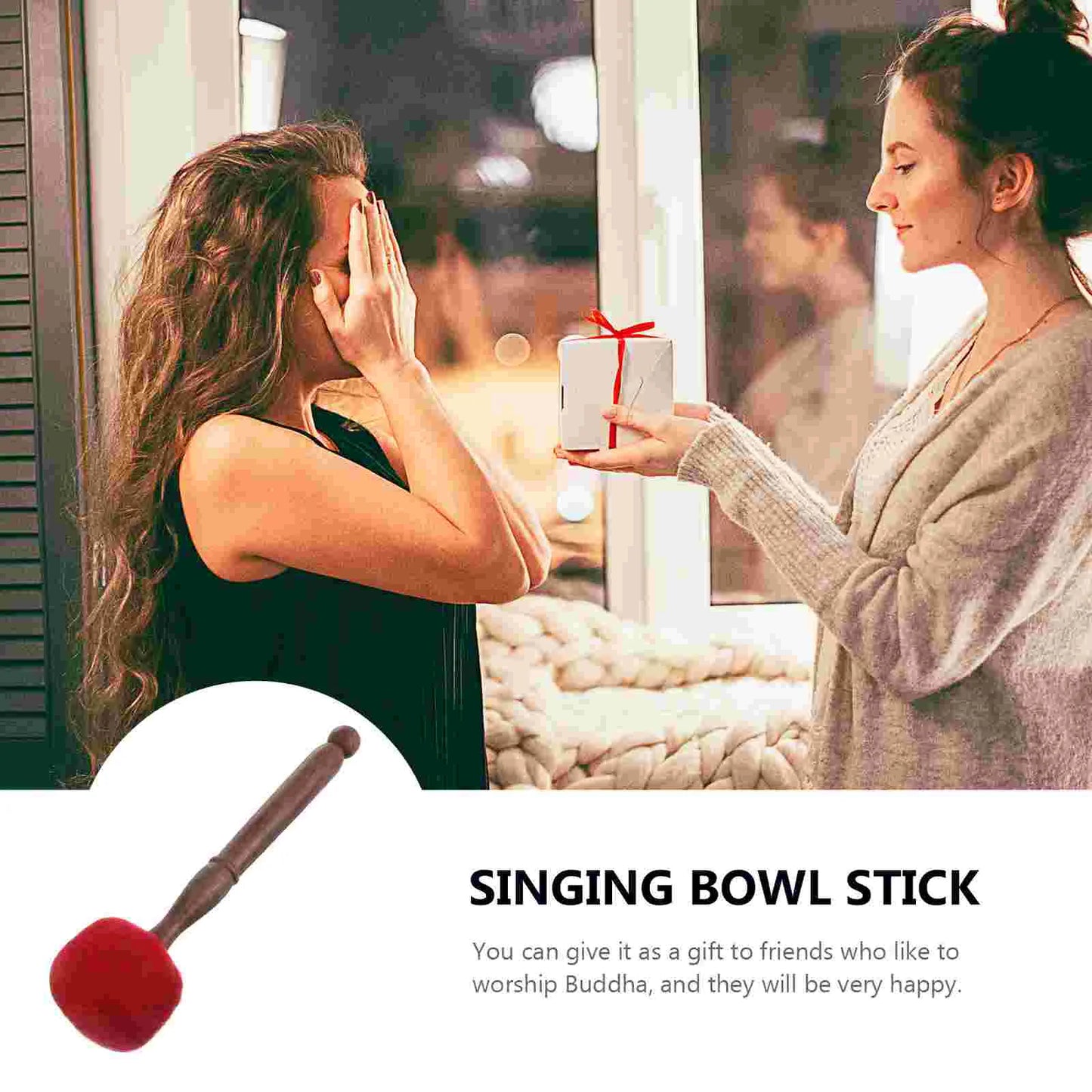 Professional Singing Bowl Sound Bowls Wooden Useful Unique Singing Bowl Sound Bowls Practical Buddhism Chanting Tool Supplies