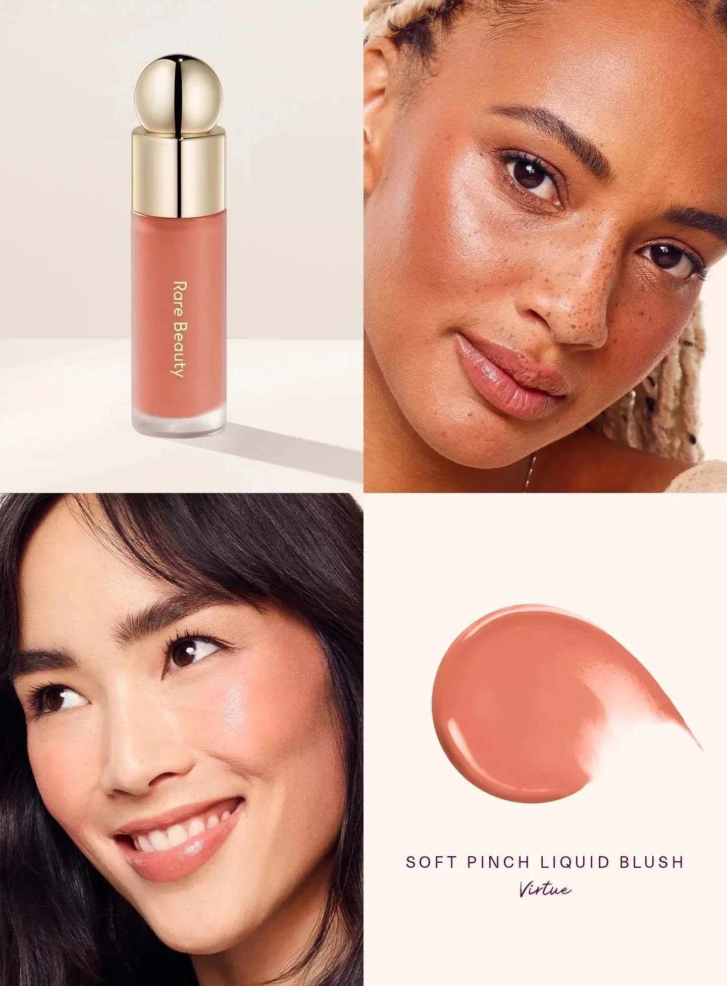 Rare Beauty Soft Pinch Liquid Blush Silky and Glide On Smooth Long Lasting Plump Pinch-perfect Flush Seamless Matte Dewy Makeup annizon.com