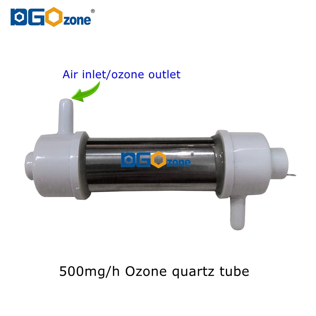 Ozone quartz Tube 100mg 200mg 500mg/h for Air and Water Purifying glass Tube Reator Ozonator without power supply DGOzone