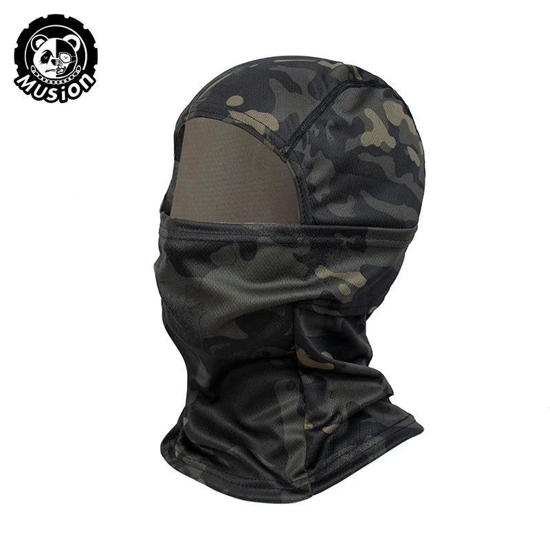 Musion Motorcycle Balaclava Sun Protection Full Face Mask Breathable Mesh Airsoft Mask Balaclava Bicycle Cycling Head Cover Unde