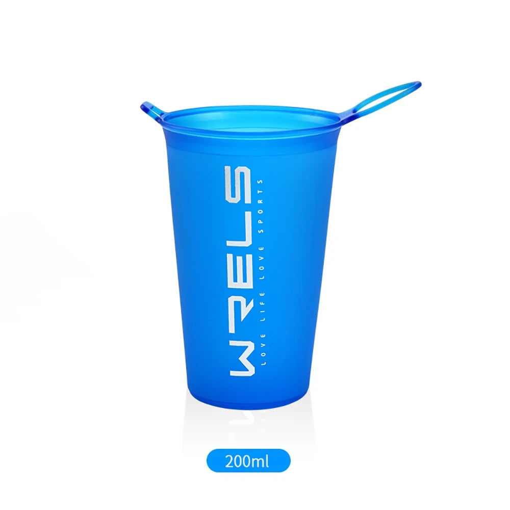 WRELS Folding Water Bottle 500ml TPU BPA-Free