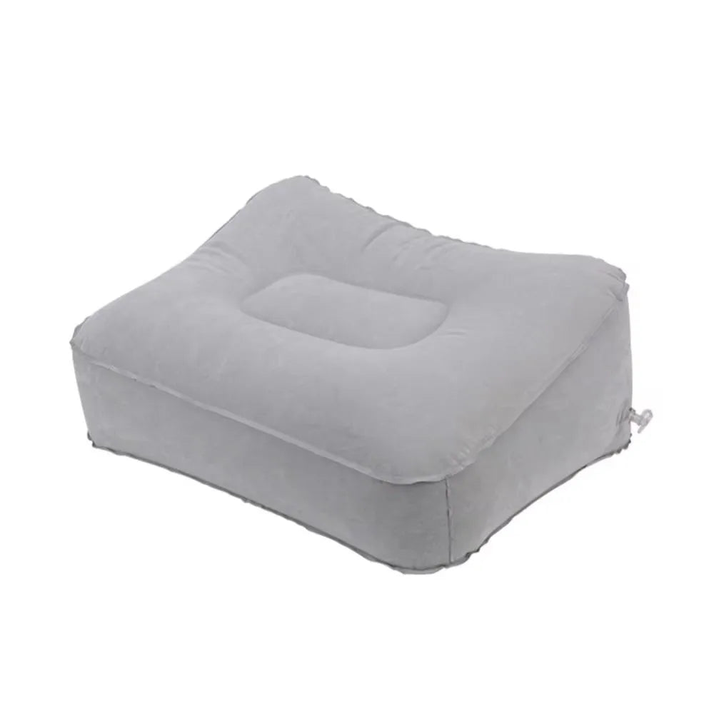 Inflatable Soft Footrest Pillow PVC Inflatable Foot Rest Pillow Cushion Air Travel Office Home Leg Up Relaxing Feet Almohada annizon.com