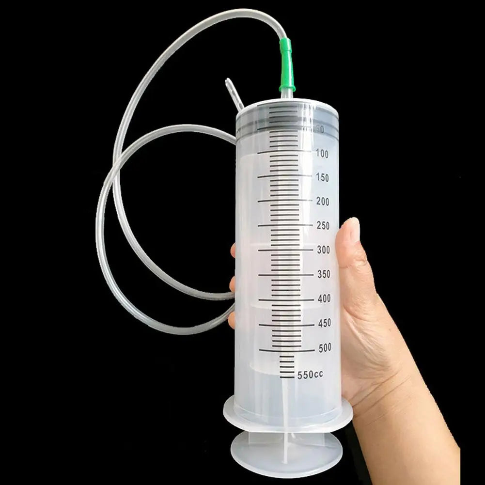Large Capacity Syringes Reusable Needle Barrel Oil Pump with Scale Oil Suction Vacuum Syringe Pistol Pump Extractor annizon.com