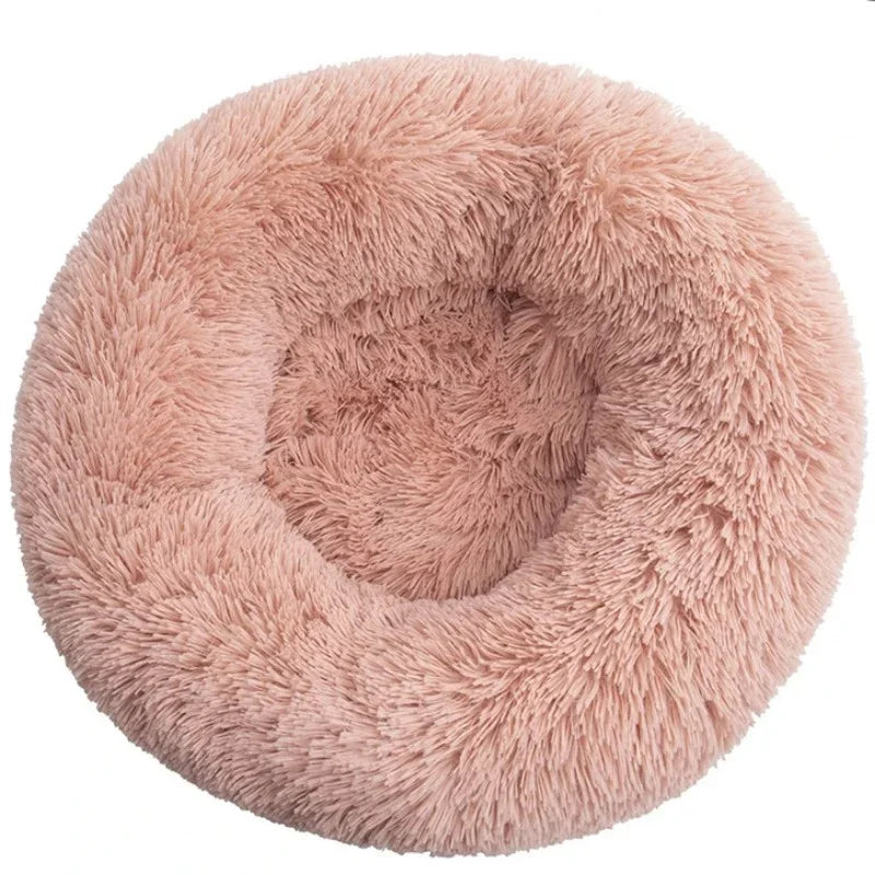 40-90cm 6 Sizes Round Pet Bed for Large Dog Bed Super Soft Cat Bed Plush Dog House for Medium Dog House Winter Warm Sleeping annizon.com