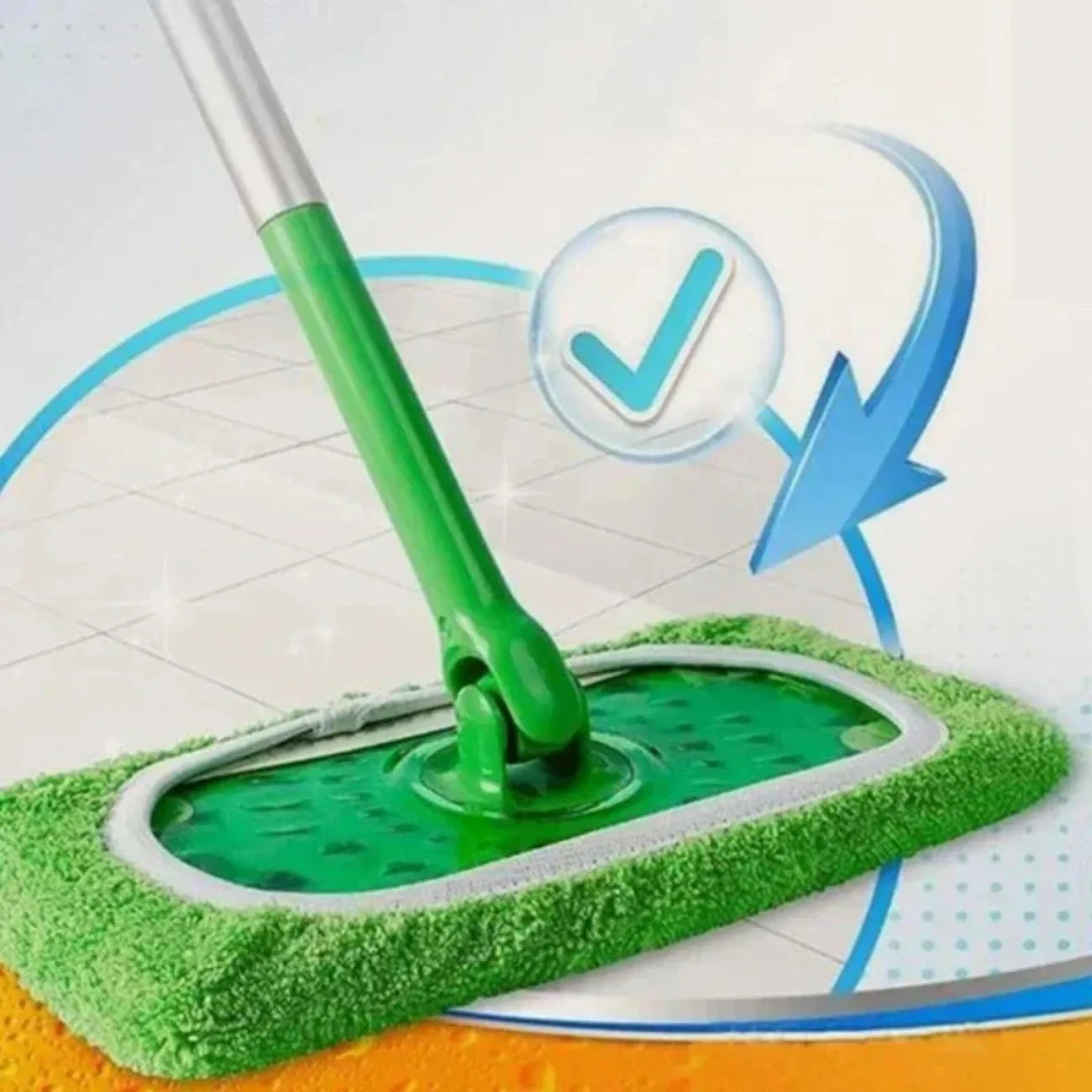 Eco-Friendly Mop Cover Set – 6-Pack Washable Flat Mop Pads for Dusting, Wet Mopping & Pet Hair Pickup, Reusable Alternative to annizon.com