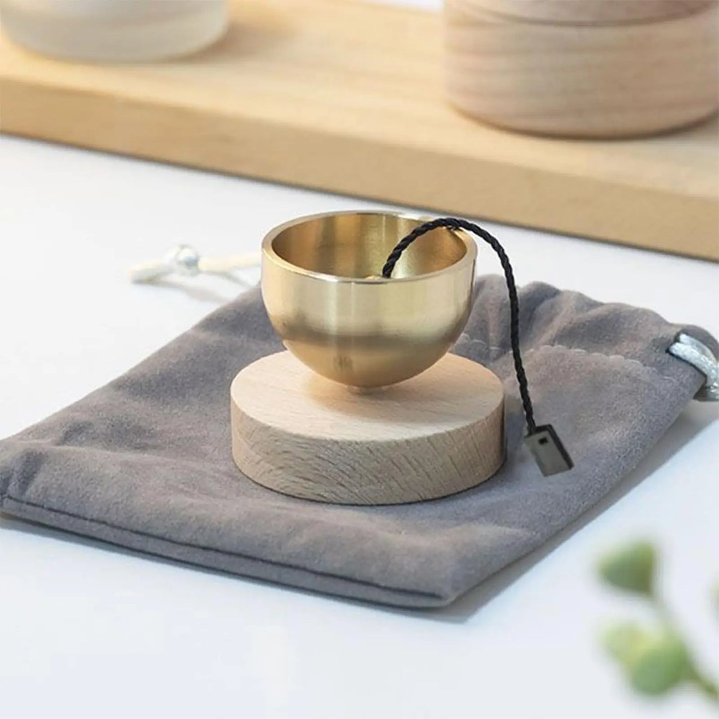 Brass Singing Bowl Yoga Meditation Bowl for Sound Healing Stress Relief Buddha Mindfulness bowl Instrument Singing Bowl Set