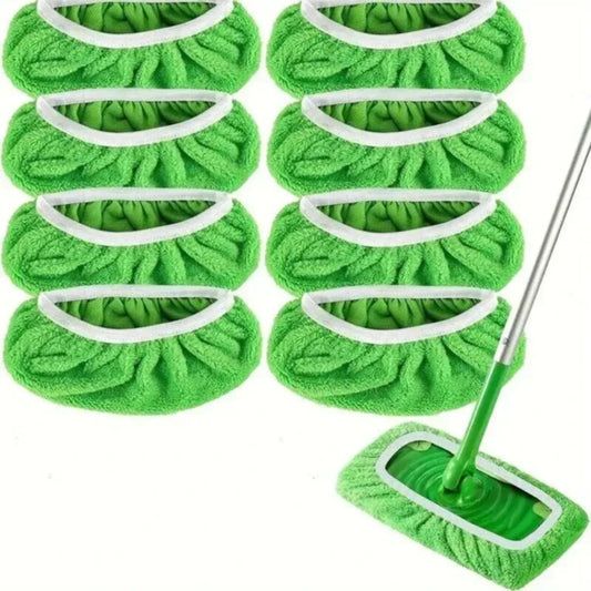 Eco-Friendly Mop Cover Set – 6-Pack Washable Flat Mop Pads for Dusting, Wet Mopping & Pet Hair Pickup, Reusable Alternative to annizon.com
