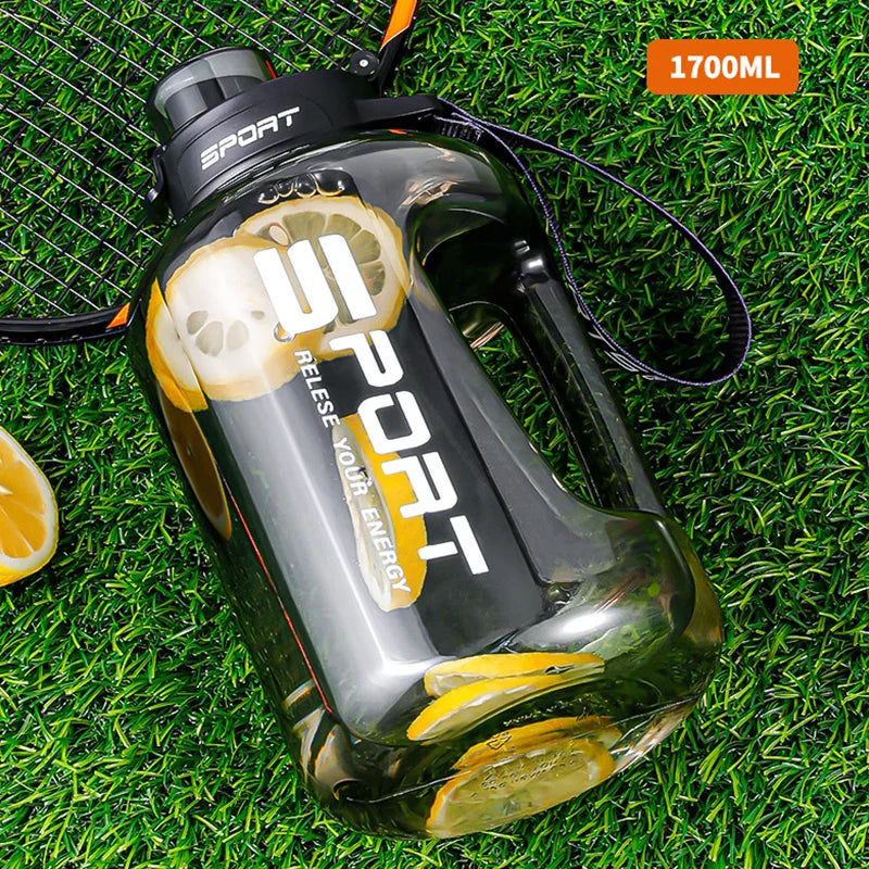 2L Sports Water Bottle with Straw - BPA Free