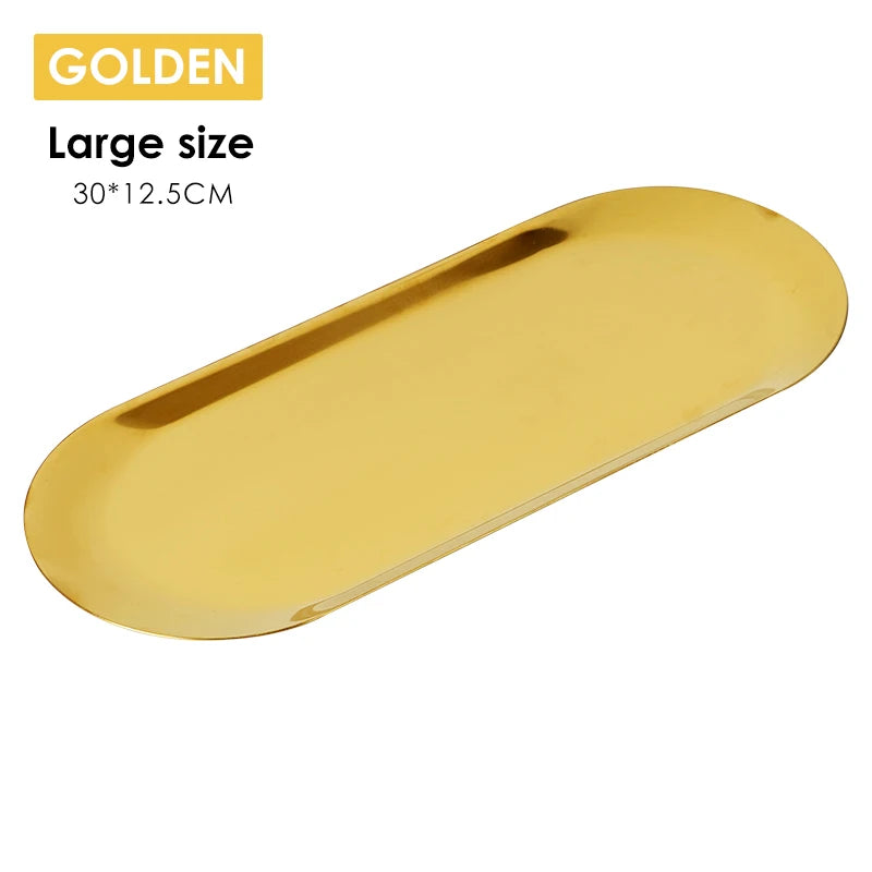 Stainless Steel Sterilized Tray Dental Medical Tools Storage Trays Disinfection Plate Surgical Cosmetic Tattoo Accesory