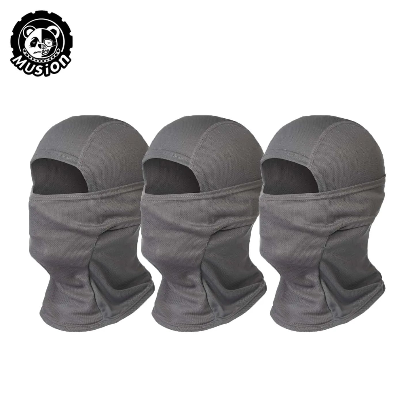 Musion Motorcycle Balaclava Sun Protection Full Face Mask Breathable Mesh Airsoft Mask Balaclava Bicycle Cycling Head Cover Unde