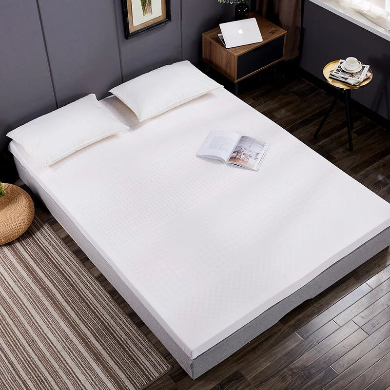 100% Thailand natural latex mattress imported natural rubber pure mattress 1.8m bed 1.5m thickened home dormitory cushion mat annizon.com