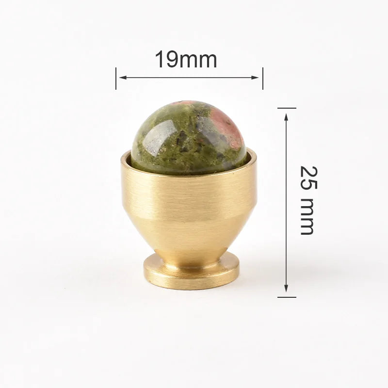 Natural Agate Crystal Handle Jewelry Gift Box Decorative Handle Drawer Pulls Furniture Handles Dresser Vanity Cabinet Door Knob annizon.com