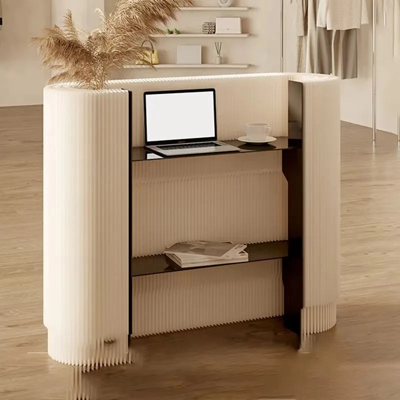 Simple Premium Reception Desks Glam Modern Nordic Unique Bar Counter Luxury Cute Escritorio De Recepcion Commercial Furniture annizon.com