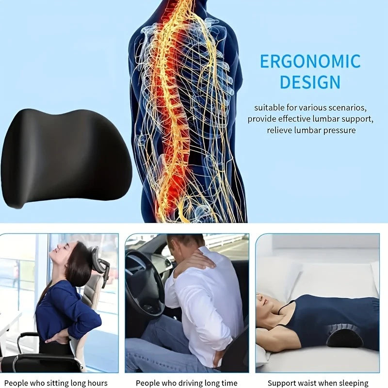 1pc Office Seat Cushion, Bed Lumbar Pillow, Soft and Comfortable, Machine Washable, Hand Washable, Breathable Fabric annizon.com