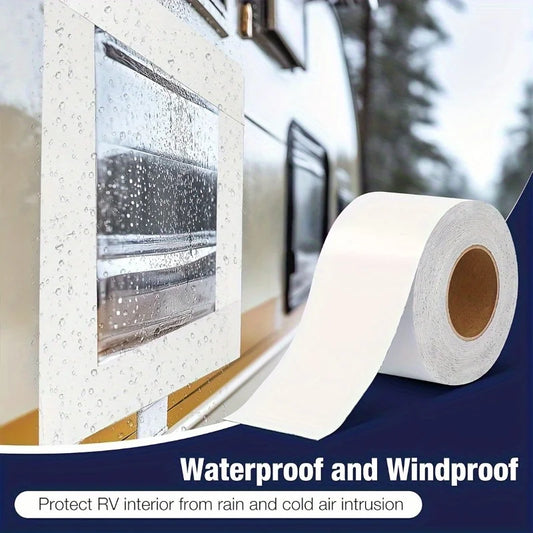 1 Roll RV Roof Tape Waterproof for RV Repair, Window, Boat Sealing, Truck And Trailer Roof Sealant RV Butyl Tape annizon.com