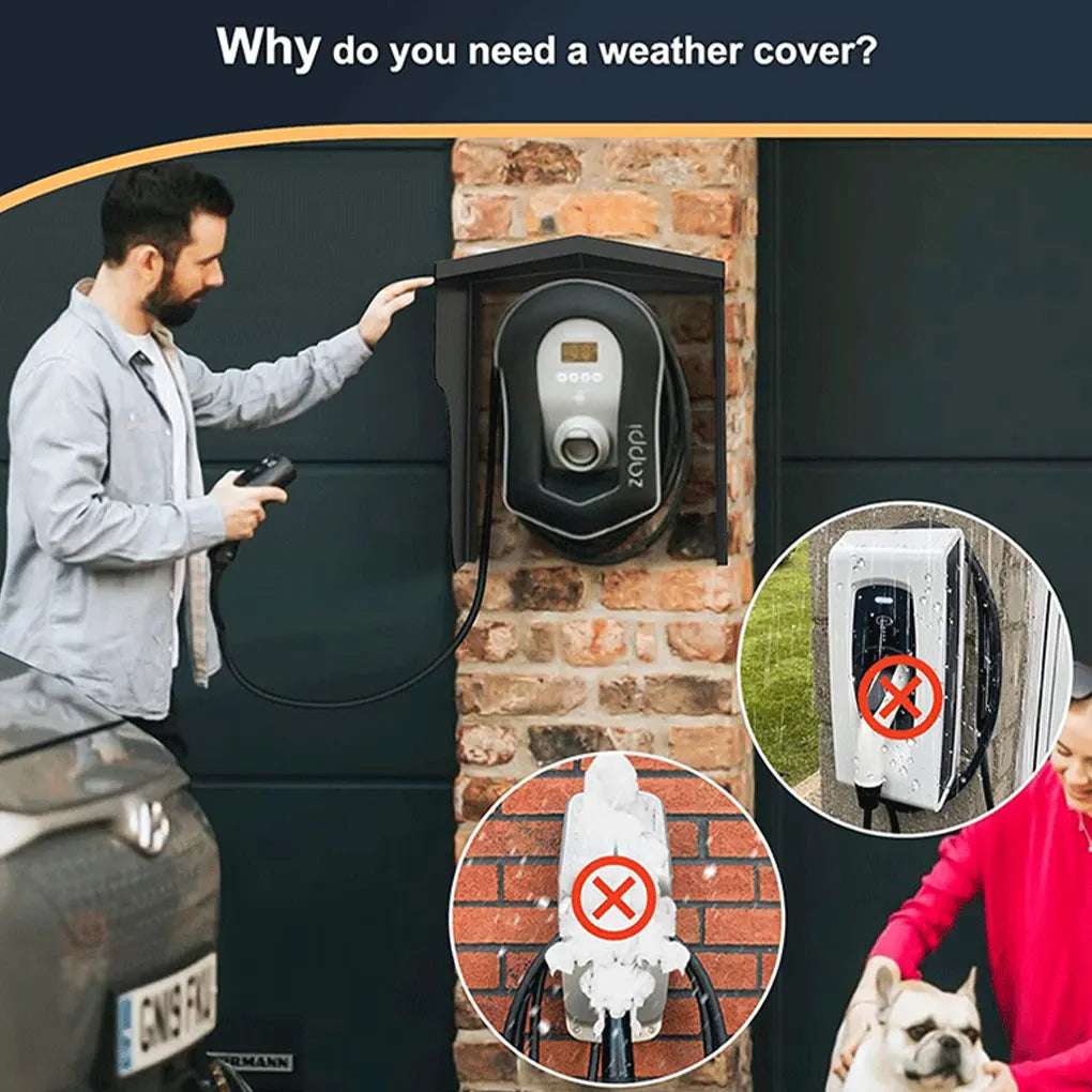 Charger Pedestal Outdoor Canopy Waterproof Roof For Electric Vehicle Charging Post Canopy Tent Walls Wallbox Weather Protect annizon.com
