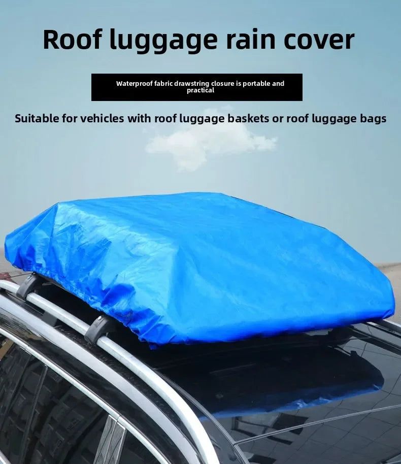 Waterproof Car Roof Rack Cover 210D Oxford Cloth 170/190/230/270x145cm Off-Road SUV Automobile Roof Luggage Cargo Bag Rain Cover annizon.com