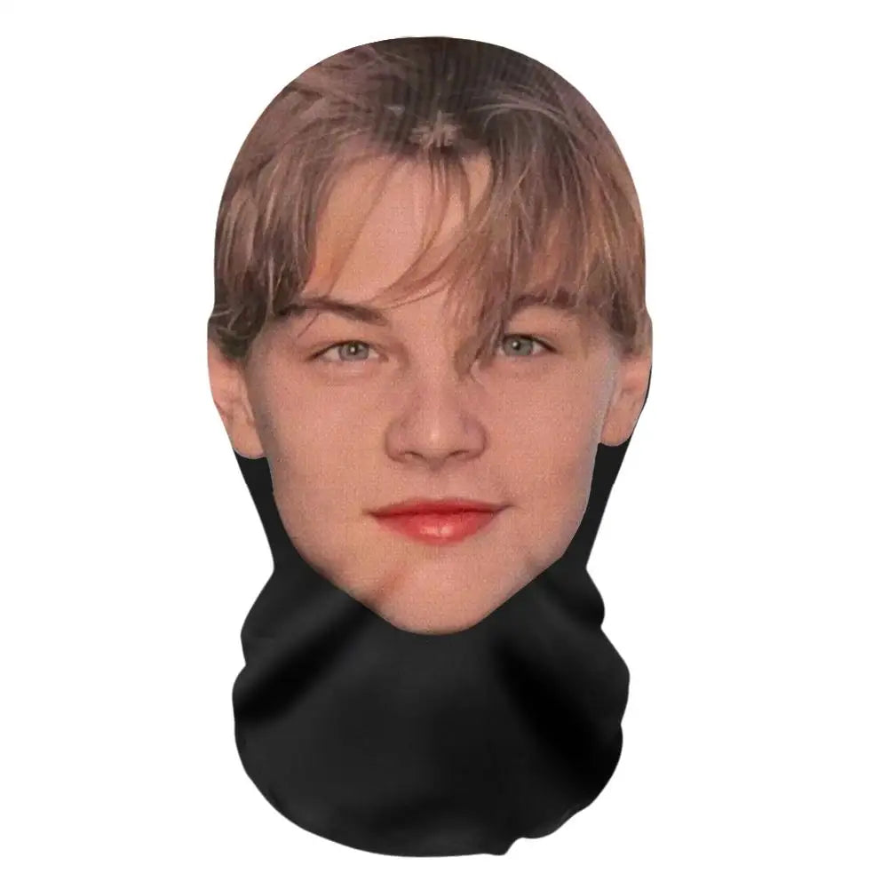 2025 New 3D Printed Mask Funny Mesh Mask Full Face Headwear Elastic Mesh Cosplay Headwear Balaclava Hood Hat Headgear