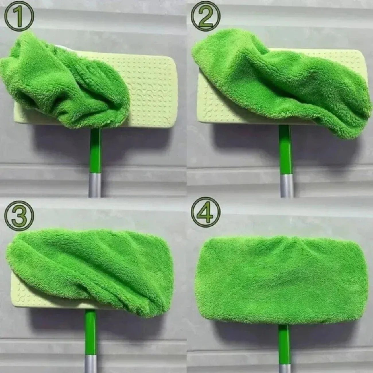 Eco-Friendly Mop Cover Set – 6-Pack Washable Flat Mop Pads for Dusting, Wet Mopping & Pet Hair Pickup, Reusable Alternative to annizon.com
